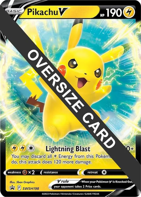 Pikachu V - SWSH198 #swsh198 – XY Trainer Kit: Sylveon & Noivern