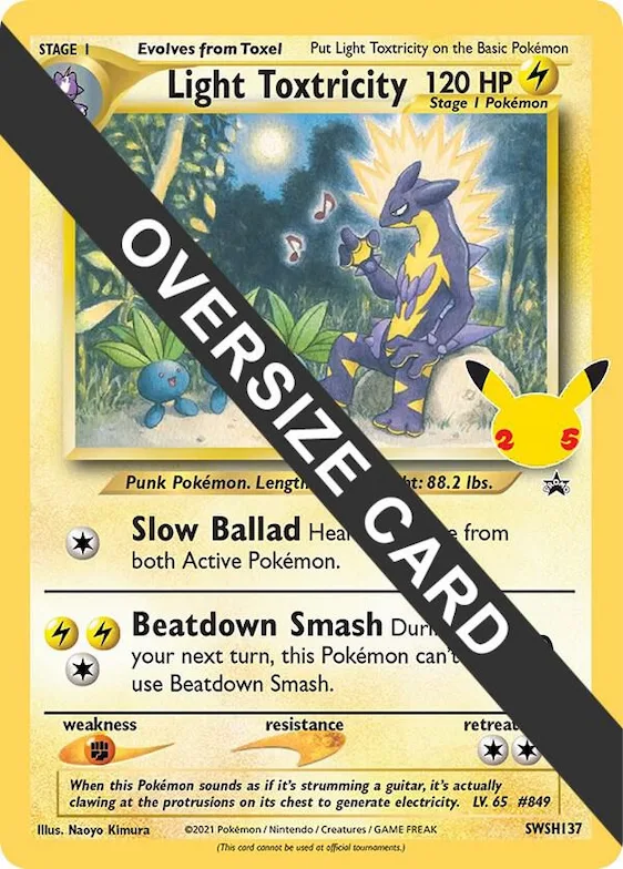 Light Toxtricity - SWSH137 #swsh137 – XY Trainer Kit: Sylveon & Noivern