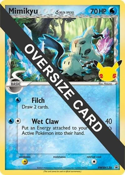 Mimikyu (Delta Species) - SWSH136 #swsh136 – XY Trainer Kit: Sylveon & Noivern