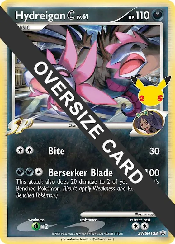Hydreigon C - SWSH138 #swsh138 – XY Trainer Kit: Sylveon & Noivern