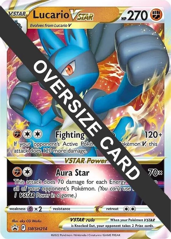Lucario VSTAR - SWSH214 #swsh214 – XY Trainer Kit: Sylveon & Noivern