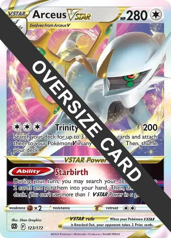 Arceus VSTAR #123 – XY Trainer Kit: Sylveon & Noivern