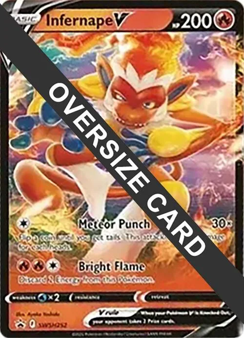 Infernape V - SWSH252 #sws252 – XY Trainer Kit: Sylveon & Noivern
