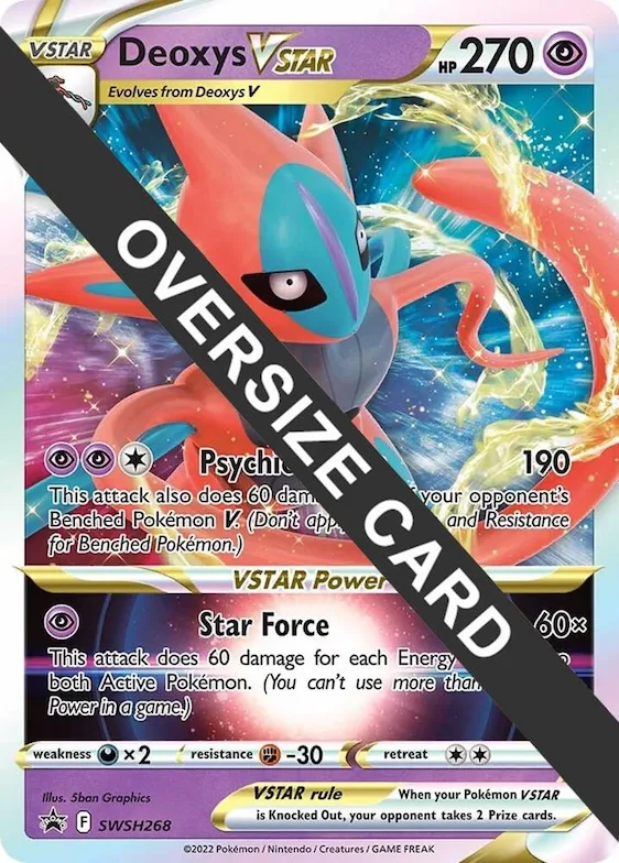 Deoxys VSTAR - SWSH268 #swsh268 – XY Trainer Kit: Sylveon & Noivern