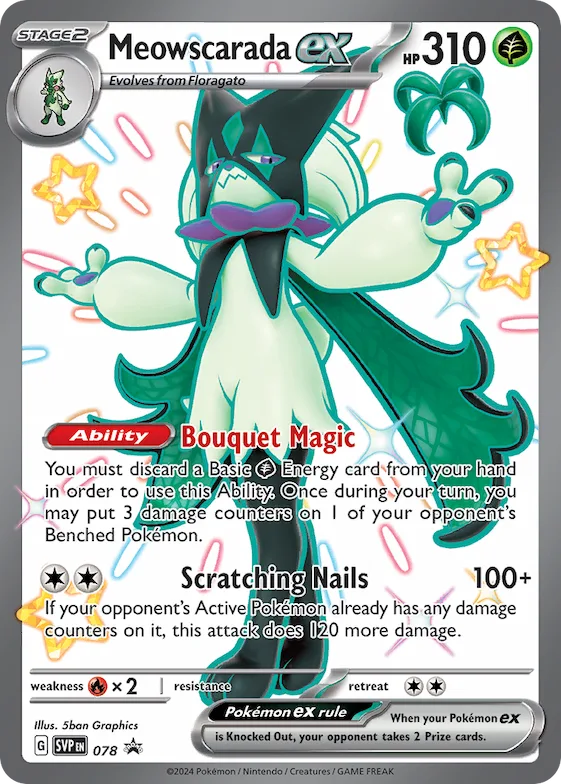 Meowscarada ex - 078 #78 – XY Trainer Kit: Sylveon & Noivern