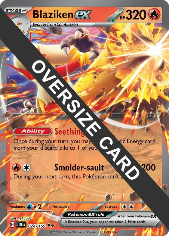 Blaziken ex #24 – XY Trainer Kit: Sylveon & Noivern