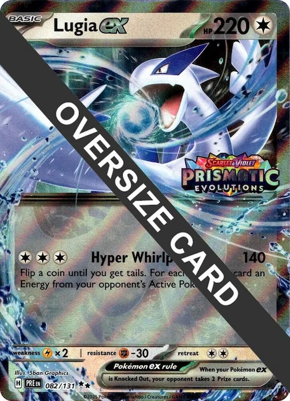 Lugia ex (Prismatic Evolutions Stamped) #82 – XY Trainer Kit: Sylveon & Noivern