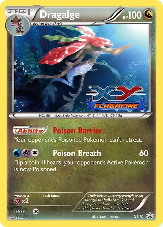 Dragalge - XY10 (Prerelease) #xy10 – XY Promos