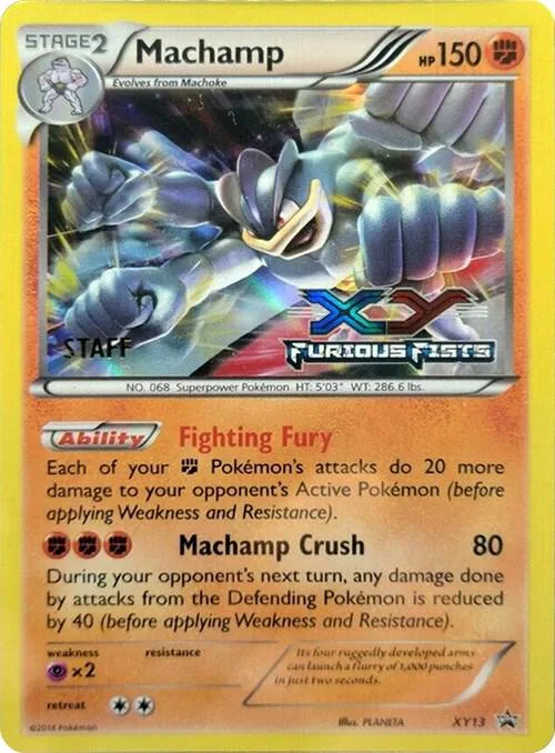 Machamp - XY13 (Prerelease) [Staff] #xy13 – XY Promos