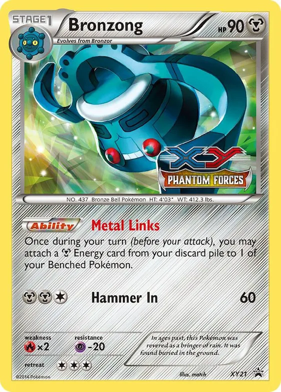 Bronzong - XY21 (Prerelease) #xy21 – XY Promos