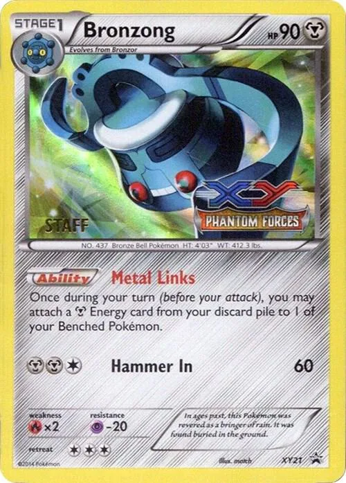Bronzong - XY21 (Prerelease) [Staff] #xy21 – XY Promos