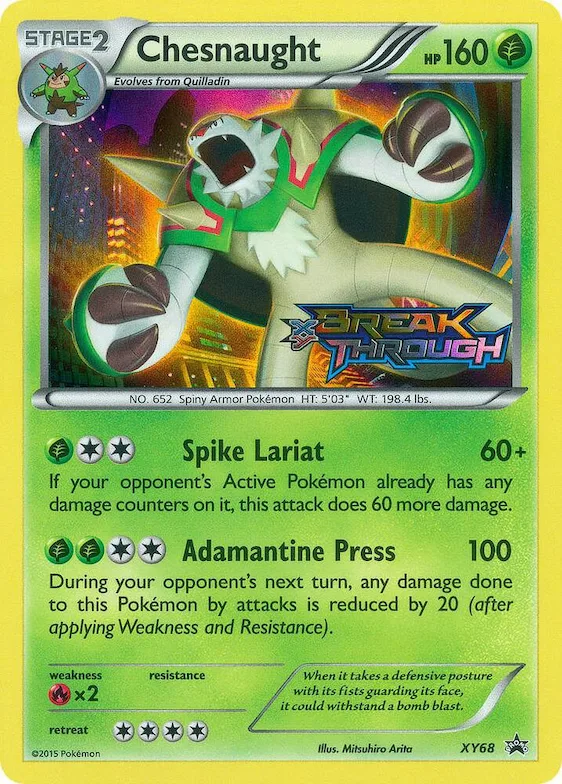 Chesnaught (Prerelease) #xy68 – XY Promos