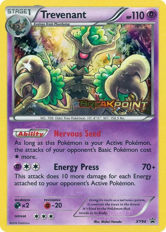 Trevenant (Prerelease) #xy94 – XY Promos