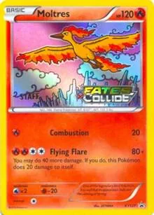 Moltres - XY127 (Prerelease) [Staff] #xy127 – XY Promos