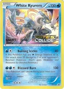 White Kyurem - XY128 (Prerelease) [Staff] #xy128 – XY Promos