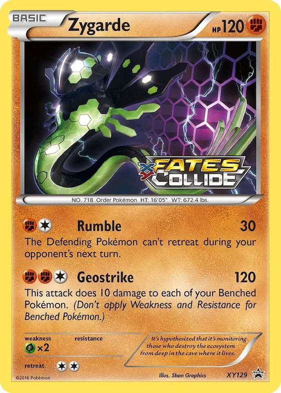 Zygarde (Prerelease) #xy129 – XY Promos