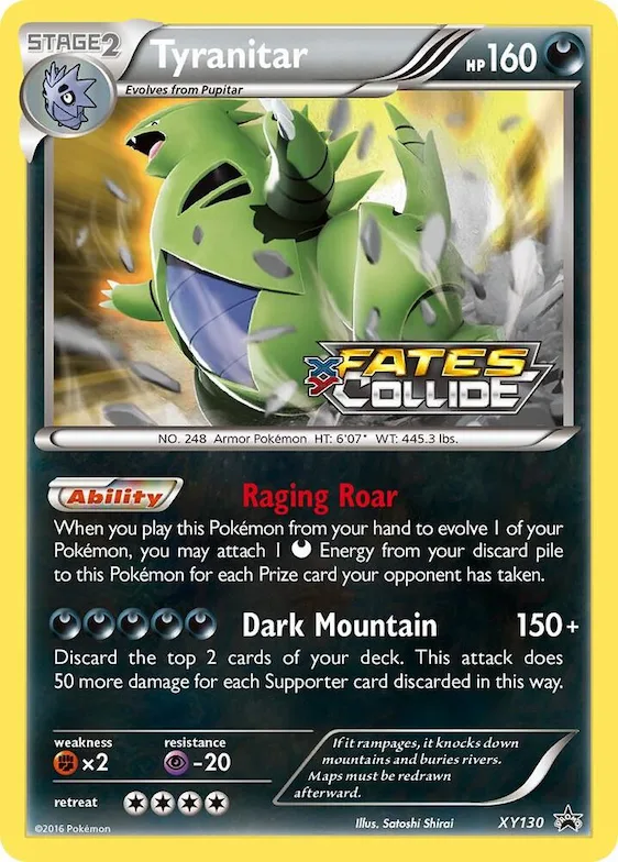 Tyranitar (Prerelease) #xy130 – XY Promos