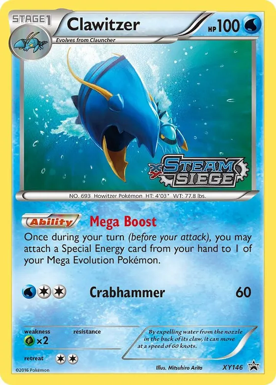 Clawitzer (XY Steam Siege Prerelease) #xy146 – XY Promos