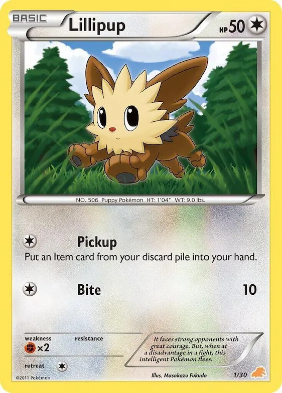 Lillipup (#1) #1 – BW Trainer Kit: Excadrill & Zoroark