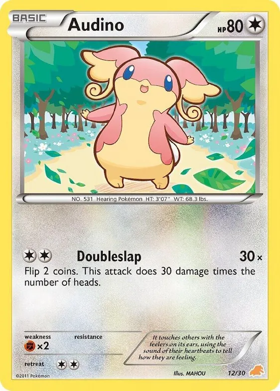 Audino (#12) #12 – BW Trainer Kit: Excadrill & Zoroark