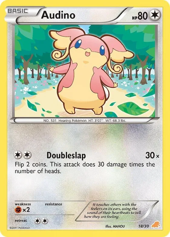 Audino (#18) #18 – BW Trainer Kit: Excadrill & Zoroark