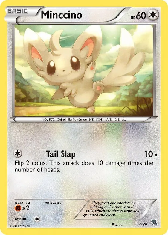 Minccino (#4) #4 – BW Trainer Kit: Excadrill & Zoroark