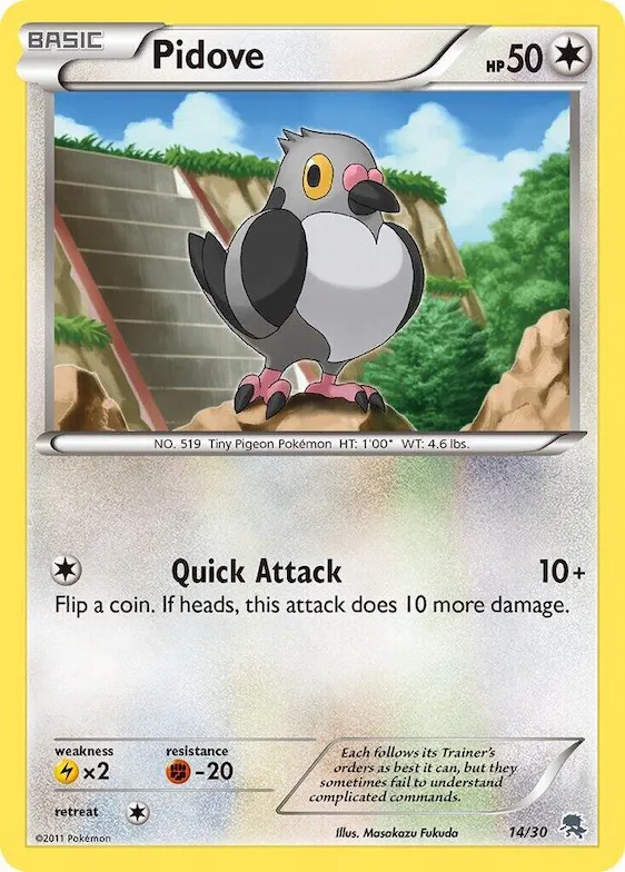 Pidove (#14) #14 – BW Trainer Kit: Excadrill & Zoroark