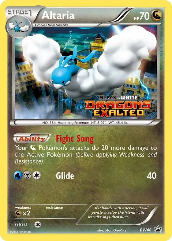 Altaria - BW48 (Prerelease) #bw48 – Black and White Promos