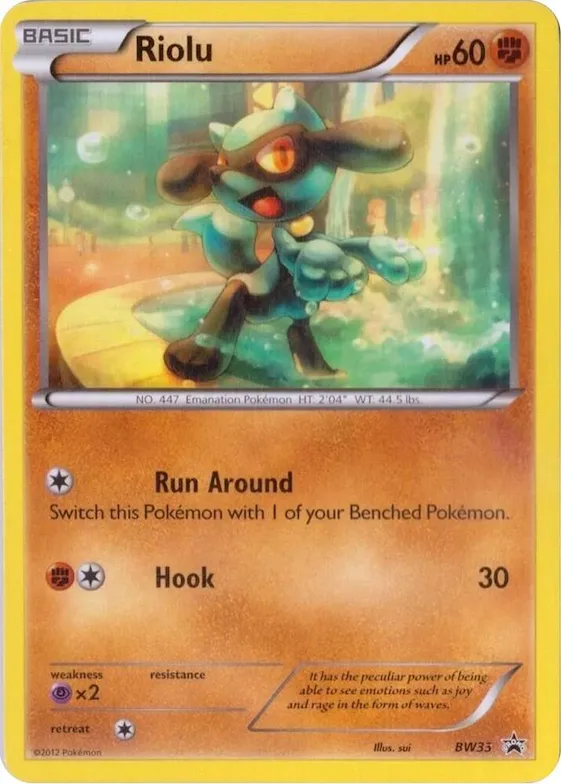 Riolu - BW33 #bw33 – Black and White Promos