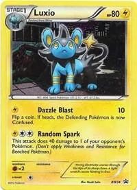 Luxio - BW34 (Cracked Ice Holo) #bw34 – Black and White Promos