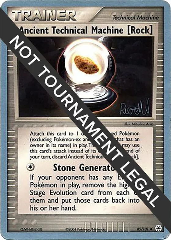 Ancient Technical Machine [Rock] - 2004 (Reed Weichler) #85 – World Championship Decks
