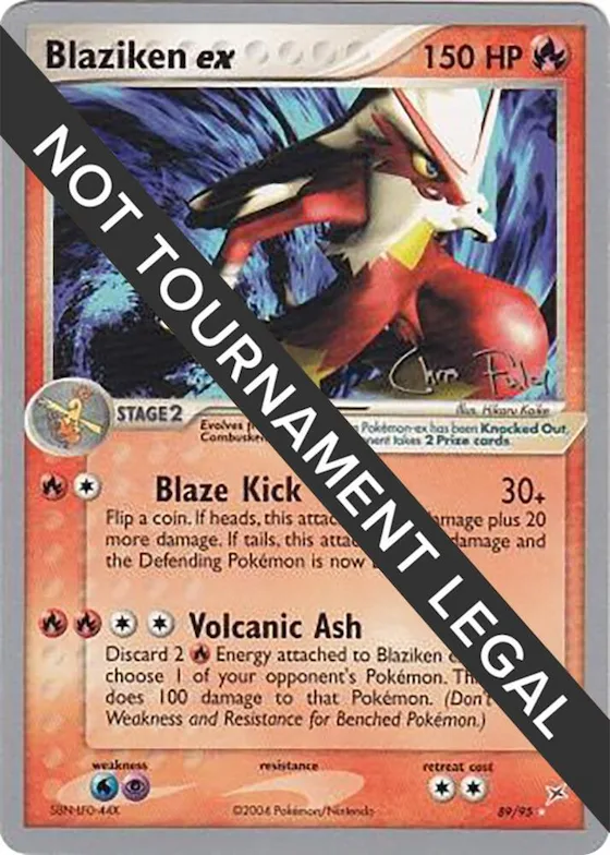 Blaziken ex - 2004 (Chris Fulop) #89 – World Championship Decks