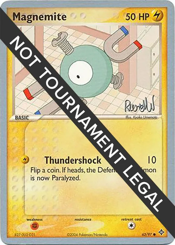Magnemite - 2004 (Reed Weichler) #63 – World Championship Decks