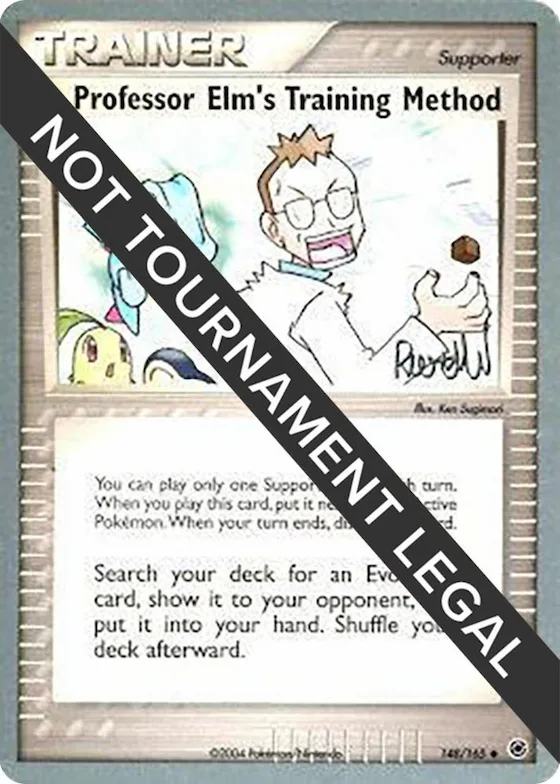 Professor Elm's Training Method - 2004 (Reed Weichler) #148 – World Championship Decks