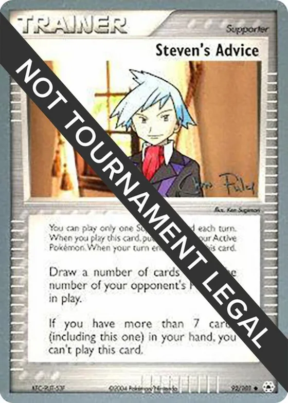 Steven's Advice - 2004 (Chris Fulop) #92 – World Championship Decks