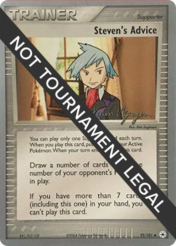 Steven's Advice - 2004 (Kevin Nguyen) #92 – World Championship Decks
