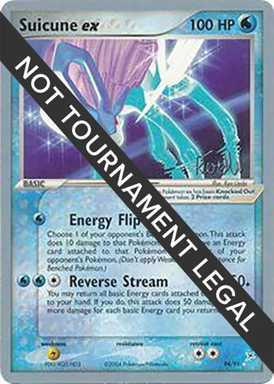 Suicune ex - 2004 (Reed Weichler) #94 – World Championship Decks