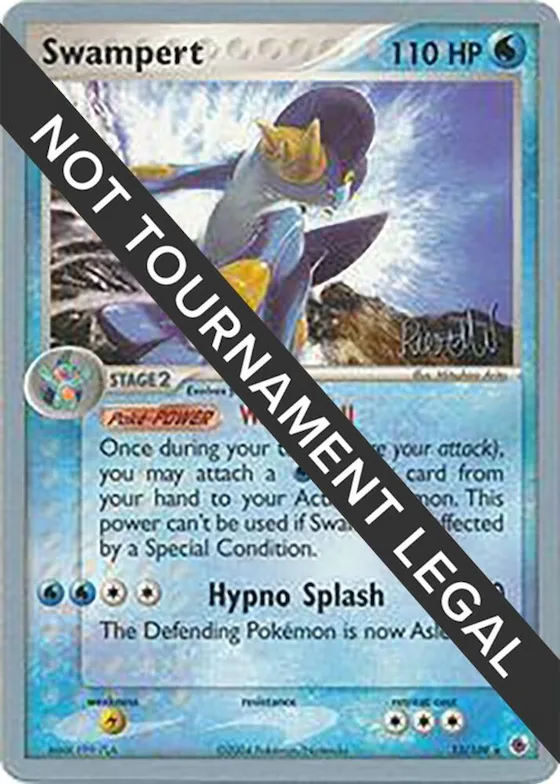 Swampert - 2004 (Reed Weichler) #13 – World Championship Decks