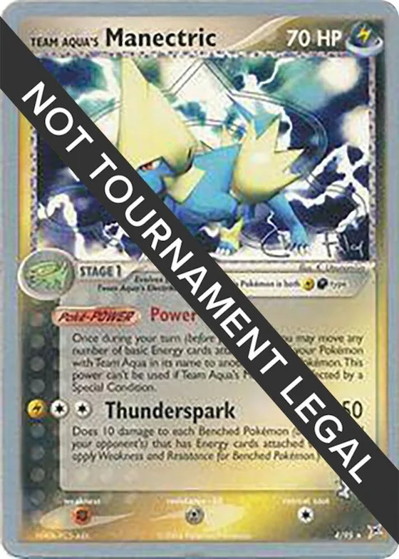 Team Aqua's Manectric - 2004 (Chris Fulop) #4 – World Championship Decks
