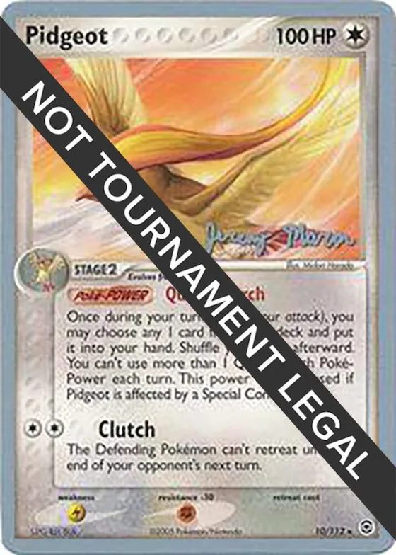 Pidgeot - 2005 (Jeremy Maron) #10 – World Championship Decks