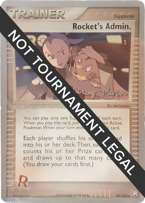 Rocket's Admin. - 2005 (Jeremy Moran) #86 – World Championship Decks