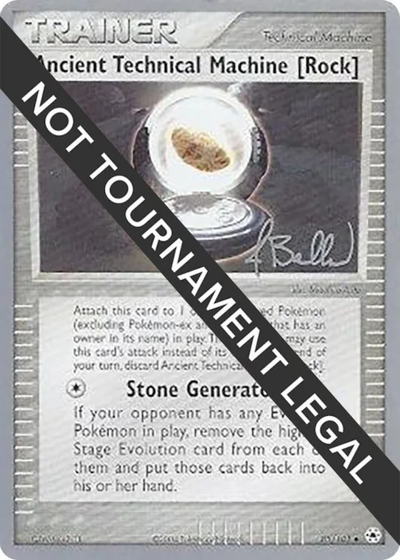 Ancient Technical Machine [Rock] - 2006 (Jimmy Ballard) #85 – World Championship Decks