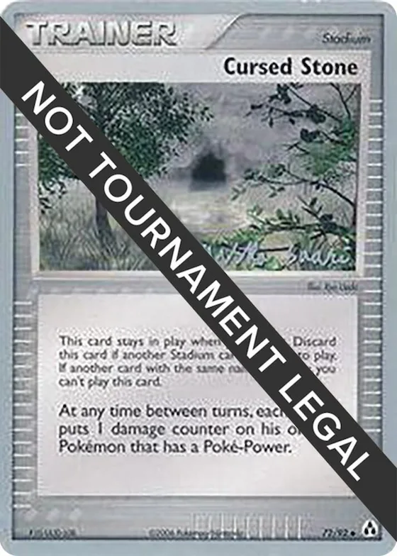 Cursed Stone - 2006 (Miska Saari) #72 – World Championship Decks