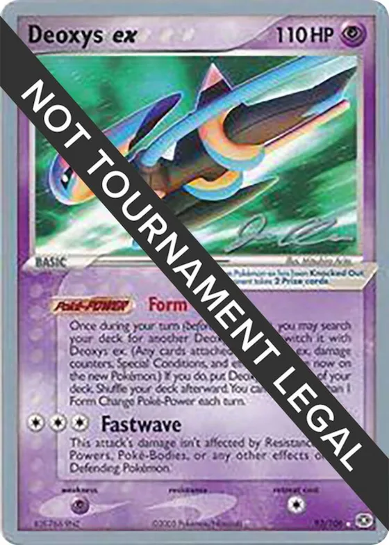 Deoxys ex - 2006 (Jason Klaczynski) #93 – World Championship Decks