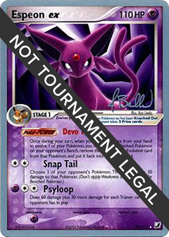 Espeon ex - 2006 (Jimmy Ballard) #102 – World Championship Decks