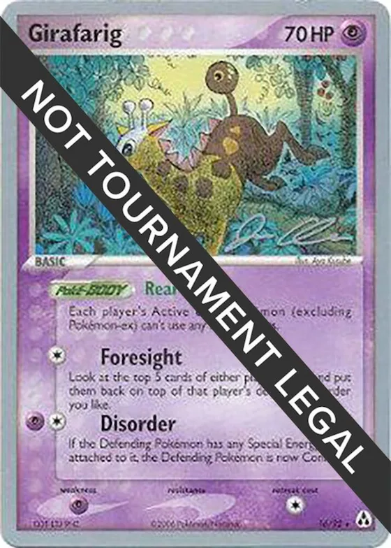 Girafarig - 2006 (Jason Klaczynski) #16 – World Championship Decks