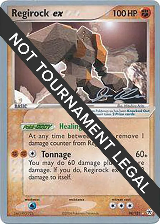 Regirock ex - 2006 (Jason Klaczynski) #98 – World Championship Decks