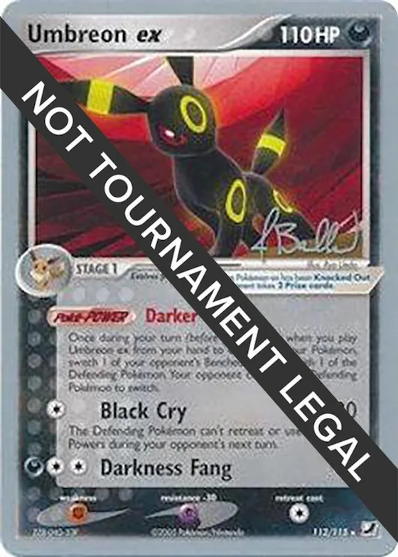 Umbreon ex - 2006 (Jimmy Ballard) #112 – World Championship Decks