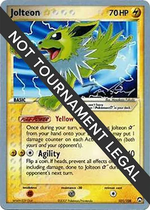 Jolteon Star - 2007 (Tom Roos) #101 – World Championship Decks