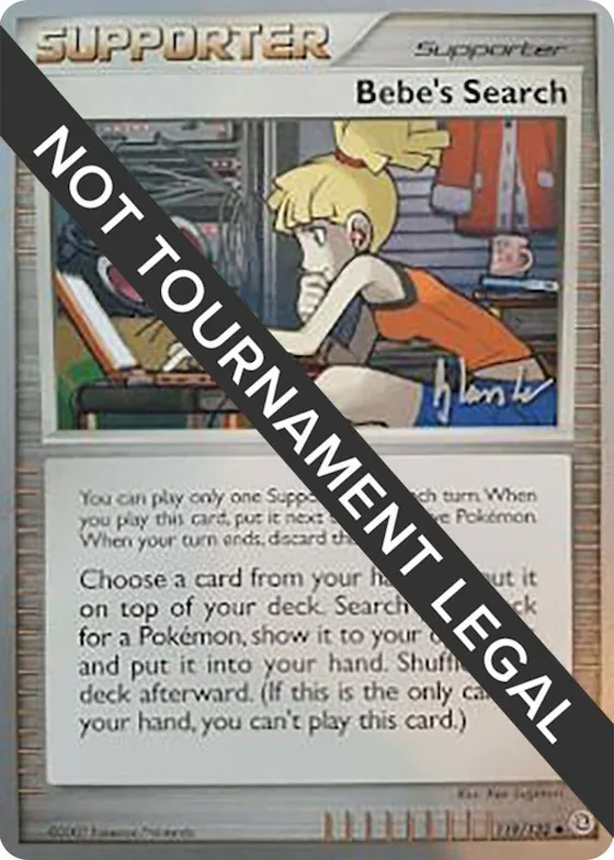 Bebe's Search - 2008 (Dylan Lefavour) #119 – World Championship Decks